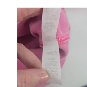 Aerie Hoodie Womens XS Henley Ribbed Corded Pink Long Sleeve Pullover‎ EUC thumbnail 6