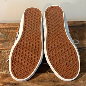 VANS Black and White Checkered High-Top Sneakers/ Skateistan thumbnail 7