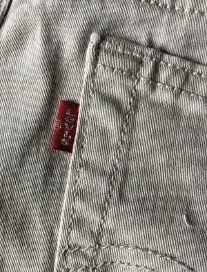 Levi’s Woman’s Tan Jean Bermuda shorts thumbnail 3