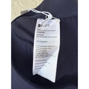 FIGS High Waisted Yola Scrub Pants Navy Blue Technical Collection Size XS thumbnail 5