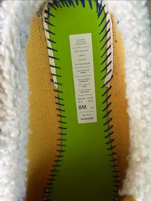 Rothy’s Scuff Sherpa lined wool mule Slippers in Popcorn yellow 8 washable thumbnail 13