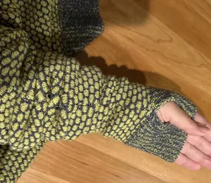 Lululemon Yogi Crew Sweater Nightfall/ Aged Moss Approx Size 6 thumbnail 4
