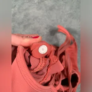 Lululemon athletica stash to dash Coral Sports Bra 8 thumbnail 6