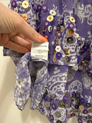 Ramy Brook Purple Sequin Skirt thumbnail 5