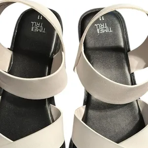 Time and Tru White Sandals(Size 8) thumbnail 7