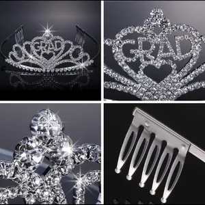 Graduation Rhinestone Crown & Sash thumbnail 3