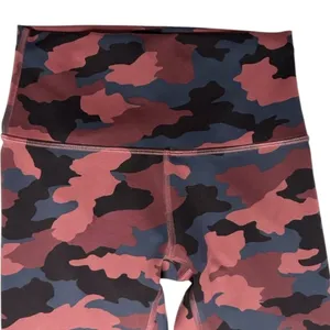 Lululemon Leggings 4 Wunder Under Camo High Rise‎ Black Red Blue thumbnail 5