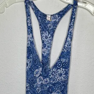 Free‎ People Racerback Tank Top Blue thumbnail 2