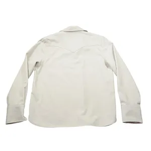 Madewell Womens‎ Size 14 Western Shirt Beige Twill Button Down Flap Pockets thumbnail 10