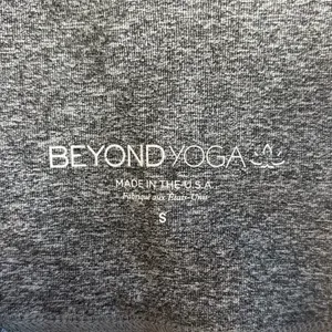 Beyond Yoga Grey Space Dye Metallic Leggings High Rise Athleisure Active Workout thumbnail 8