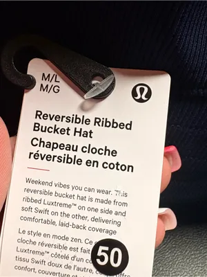 Lululemon Reversible Ribbed Bucket Hat. thumbnail 5