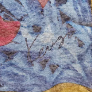 Kenzo Handkerchief Scarf Floral Women Large Semi Sheer Vintage Luxury Old Money thumbnail 2