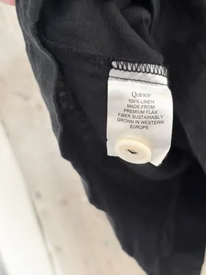 Quince 100% European Linen Button Front Dress thumbnail 5