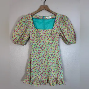 Lovers and Friends Luella Mini Dress in Millie Floral Multi XXS Revolve $198 thumbnail 10