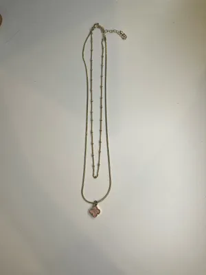 Gold Francesca's Necklace Layered thumbnail 2