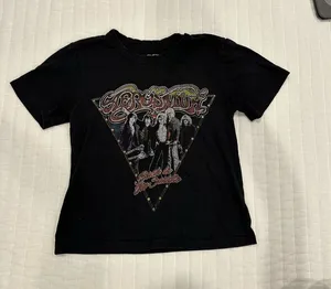 American Eagle Aerosmith Baby Tee Size XS thumbnail 1