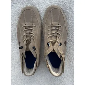 LDeck Women’s 3/4 Top Hiking Shoes Slip-on Laced-up Size 36 Beige Comfortable thumbnail 3