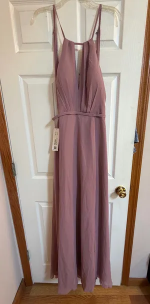 Azazie Bridesmaid Dress Chiffon thumbnail 3