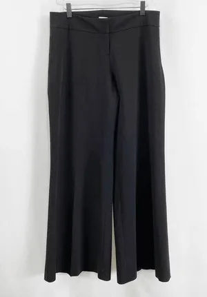 CACHE Vintage 90s Black Wide Leg Dress Pant Trouser Slacks thumbnail 8