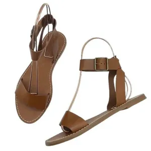 Madewell The Boardwalk Ankle-Strap Sandal English Saddle Brown Leather Size 7.5 thumbnail 2