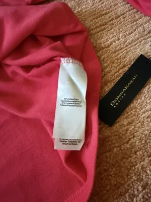 Donna Karan Active Pink Zip Hoodie Bell Sleeves Drawstring Cuffs Women’s M thumbnail 5
