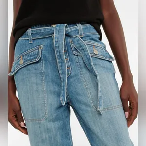Veronica Beard Rinley High Rise Cropped Jeans Durango Wash 24 thumbnail 7