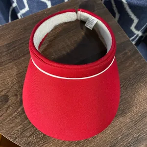 Red Visor Hat thumbnail 1