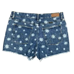 Wrangler Americana High Rise Vintage 3" Denim‎ Shorts Size 10 / 30 NEW thumbnail 5