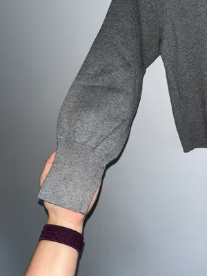 Abercrombie Grey V-Neck Sweater thumbnail 6