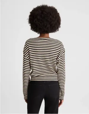 Madewell Boatneck Drop-Shoulder Top thumbnail 2