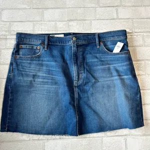 GAP Blue Denim Mini Skirt size 20 thumbnail 2