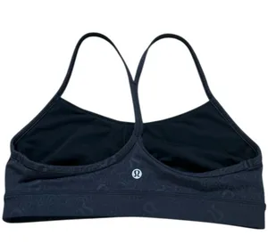 Lululemon Blue Seamless Sports Bra with Racerback thumbnail 2
