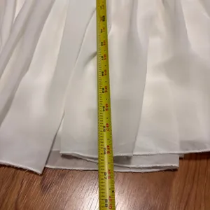 Lulu's Like a Fairy Tale White Tiered Maxi Dress S Bridal Ethereal Grad Coquette thumbnail 9