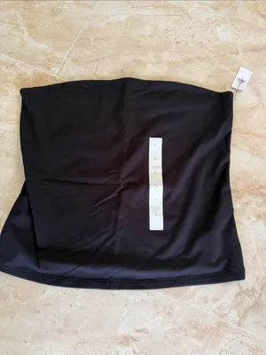 Banana Republic Black Strapless Tube Top - Soft Stretch NWT thumbnail 3