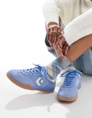 Converse Run Star Trainer Suede "Open Sky" - Unisex Men 8.5 / Women 10 - New thumbnail 1