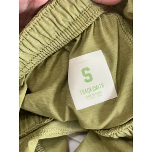 Tracksmith Women Session Pants Avocado Green Heathered Running Joggers Small thumbnail 5