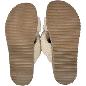 Treasure and Bond Sherpa Slide Sandals Cream Women Size 6‎ Comfort Cozy Warm thumbnail 14