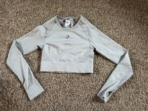 Gymshark Long Sleeve Top Crop thumbnail 1