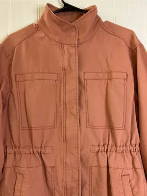 Old Navy Women's Utility Jacket in Dusty Rose Size Small thumbnail 3