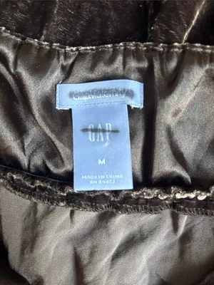 GAP Velvet Midi Slip Dress in Dark Brown thumbnail 2