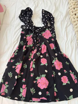 Mixed Print Bom Bom Mini dress free people thumbnail 3