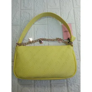 Juicy Couture Shoulder Bag $79 Yellow New Collection Easter Pendants Chain NWT thumbnail 7