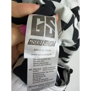 NEW GSOU Snow Women's Houndstooth Slim-Fit Stretch Fleece-Lined Ski Bibs Small thumbnail 8