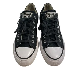 Converse Chuck Taylor All Star Lift Ox Black Women 5 Platform Sneakers Classic thumbnail 3