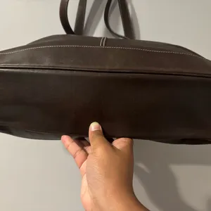 Coach Classic Hamptons Dark Brown Leather LG Business Travel Shoulder Bag 7790‎ thumbnail 7