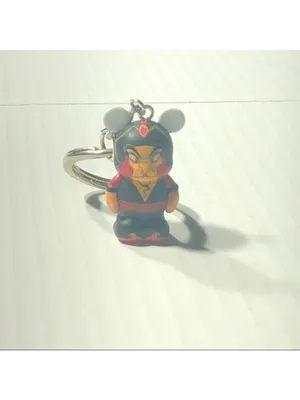Disney Vinylmation Aladdin Keychain Jafar Villain Black Red fan's collectible OS thumbnail 6