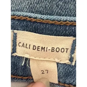 Madewell Cali Demi Boot Jeans 27 Dorrance Wash High Rise ND553 Blue Flare thumbnail 5