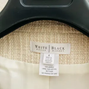 White House Black Market Knit Classy Jacket .Size 4. thumbnail 10
