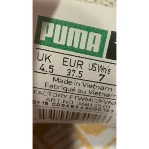 Puma California Exotic 'Whisper White' sneakers, 7.5 thumbnail 7