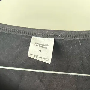Black Long Sleeve Compression bodysuit thumbnail 2